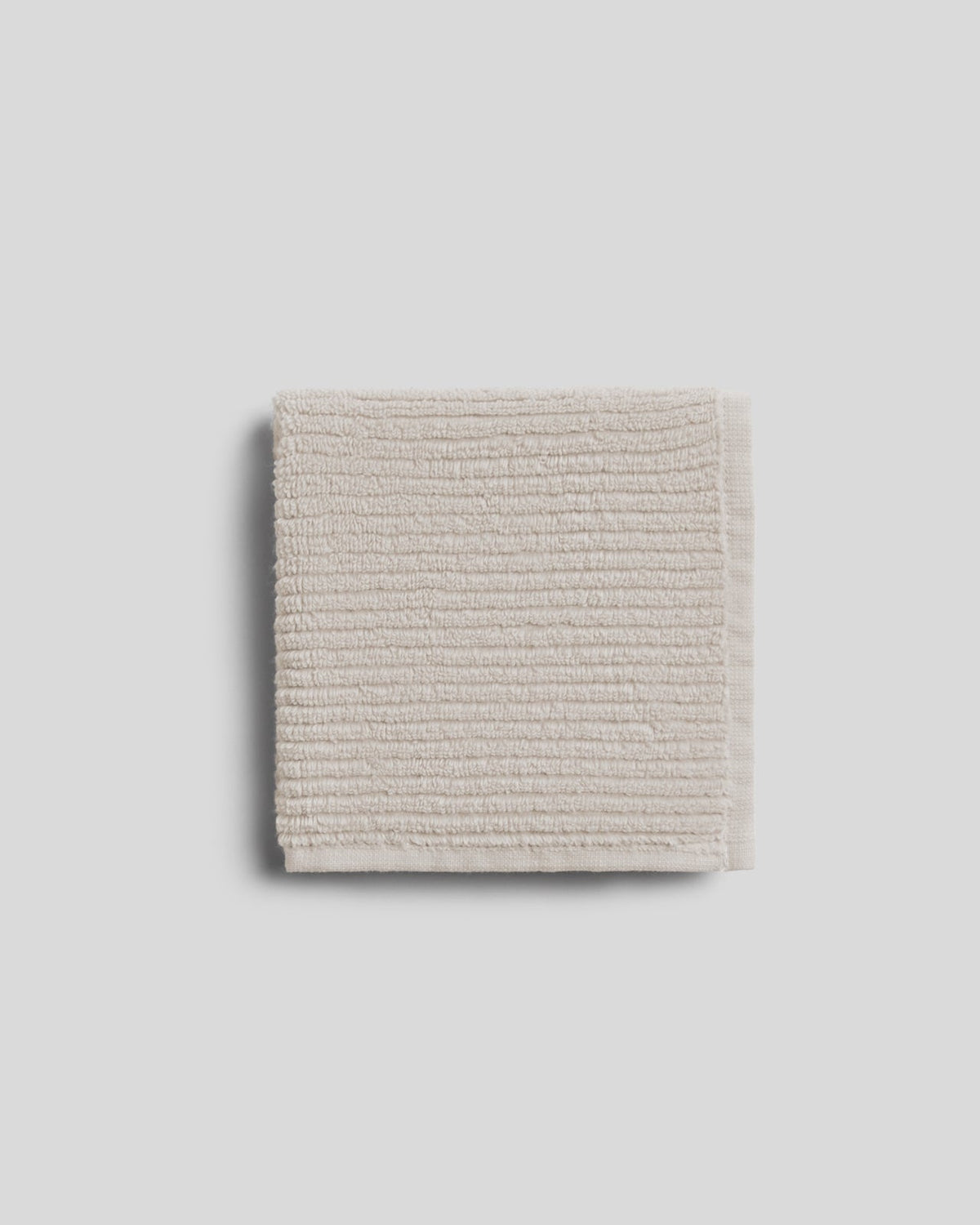 Soft Rib Towels (Bone) - Washcloth
