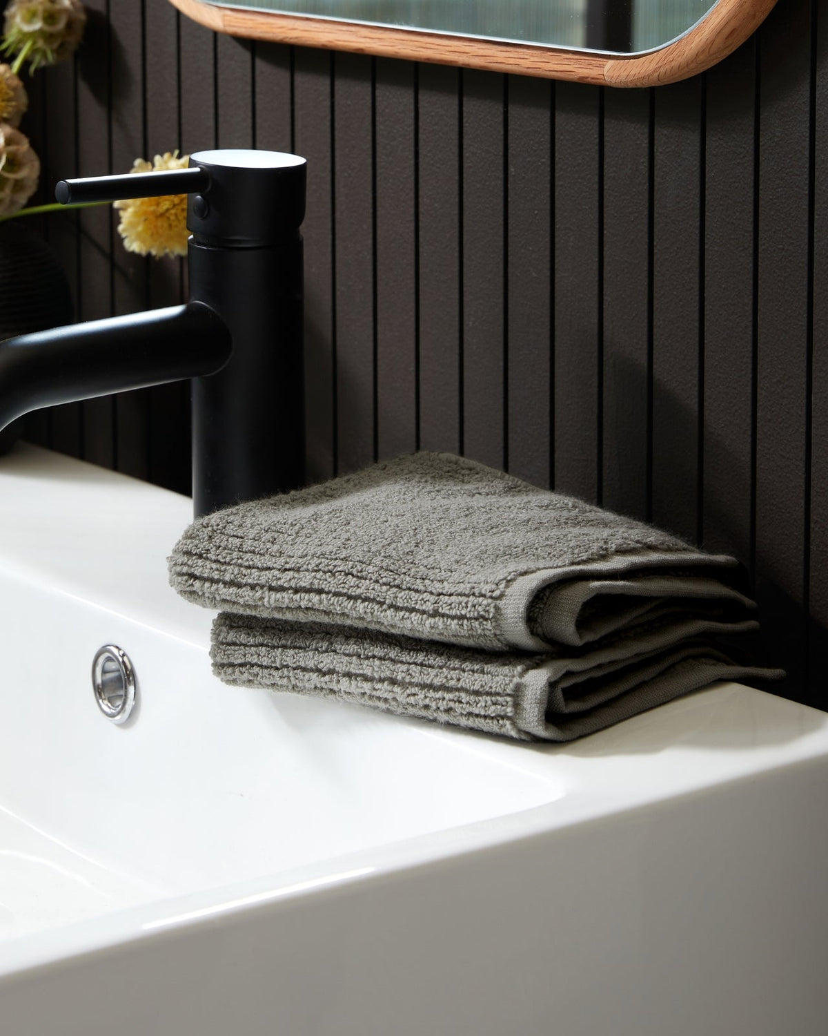 Soft Rib Towels (Moss) - Image 4