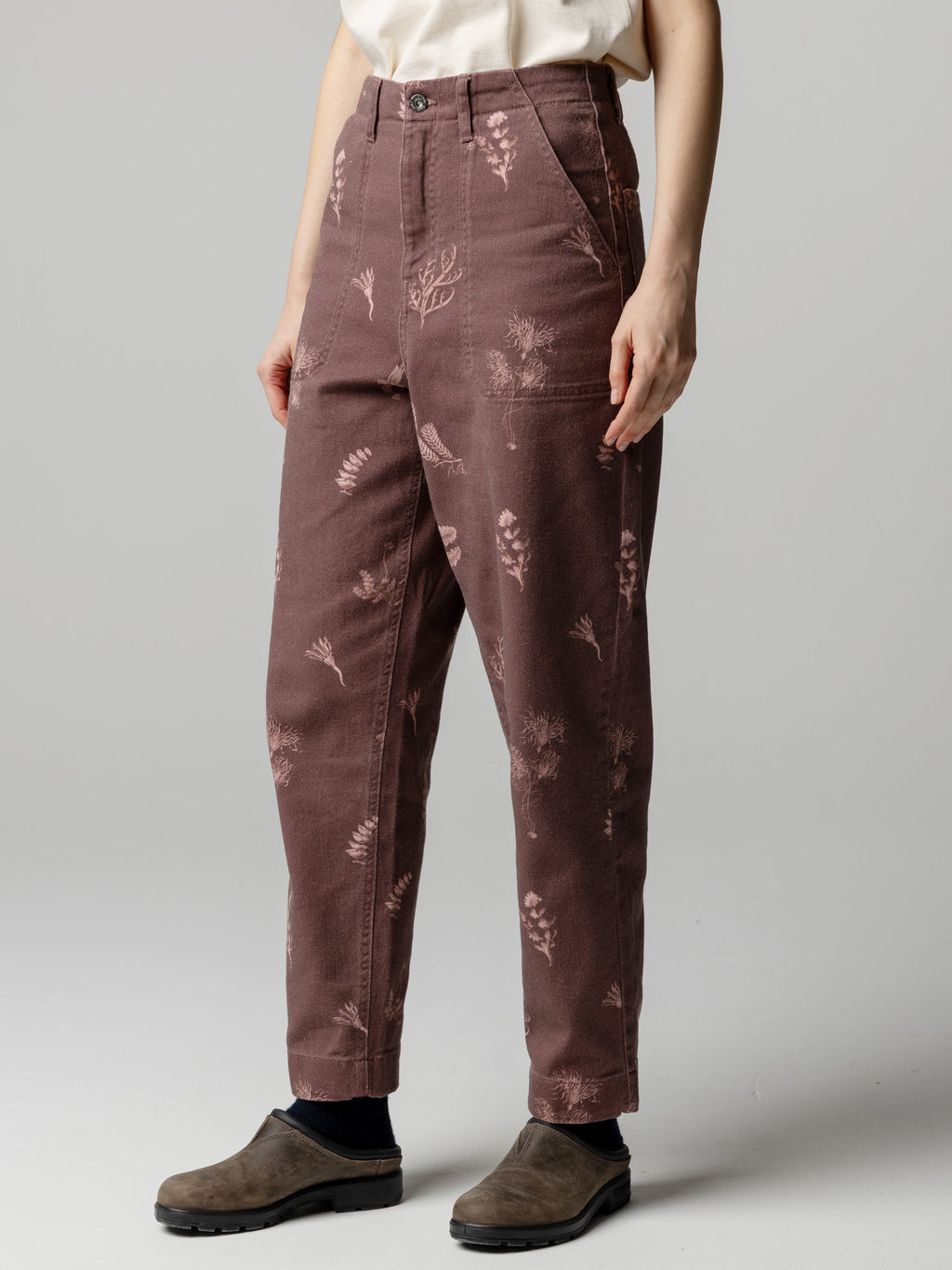Women's Floral Marine Yarrel Printed Trouser - Image 2