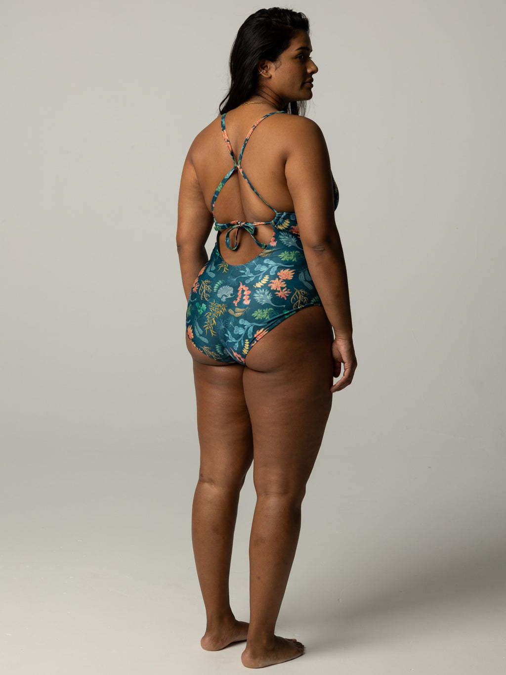 Women's Senara V-Neck Printed Swimsuit - Image 4