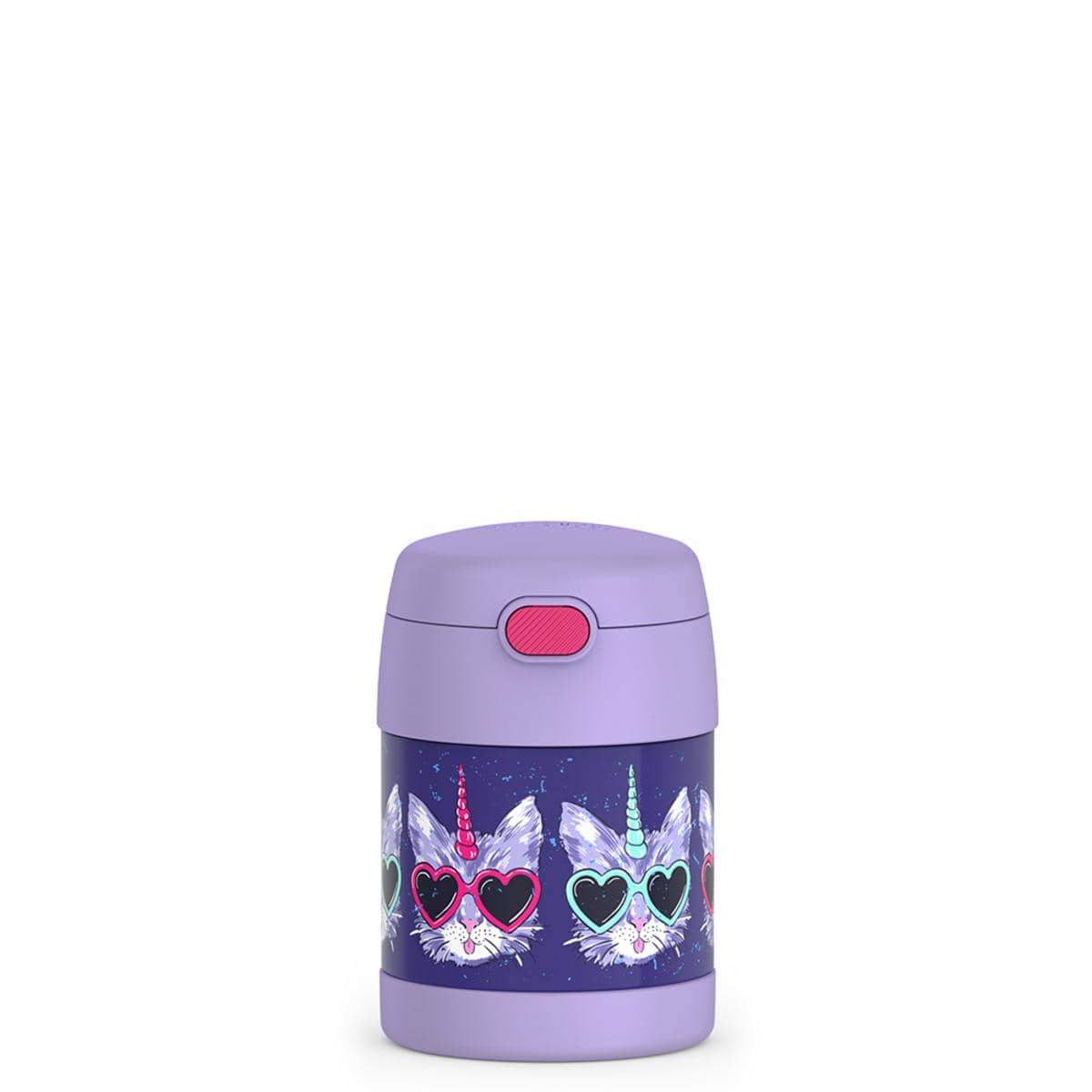Thermos FUNtainer Stainless Steel Food Jar, 10oz - Cool Caticorns - Image 2
