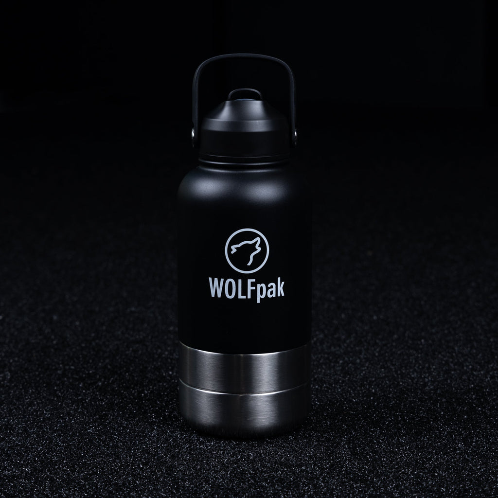 32oz Stainless Steel Insulated Water Bottle with Storage Compartments - Image 3
