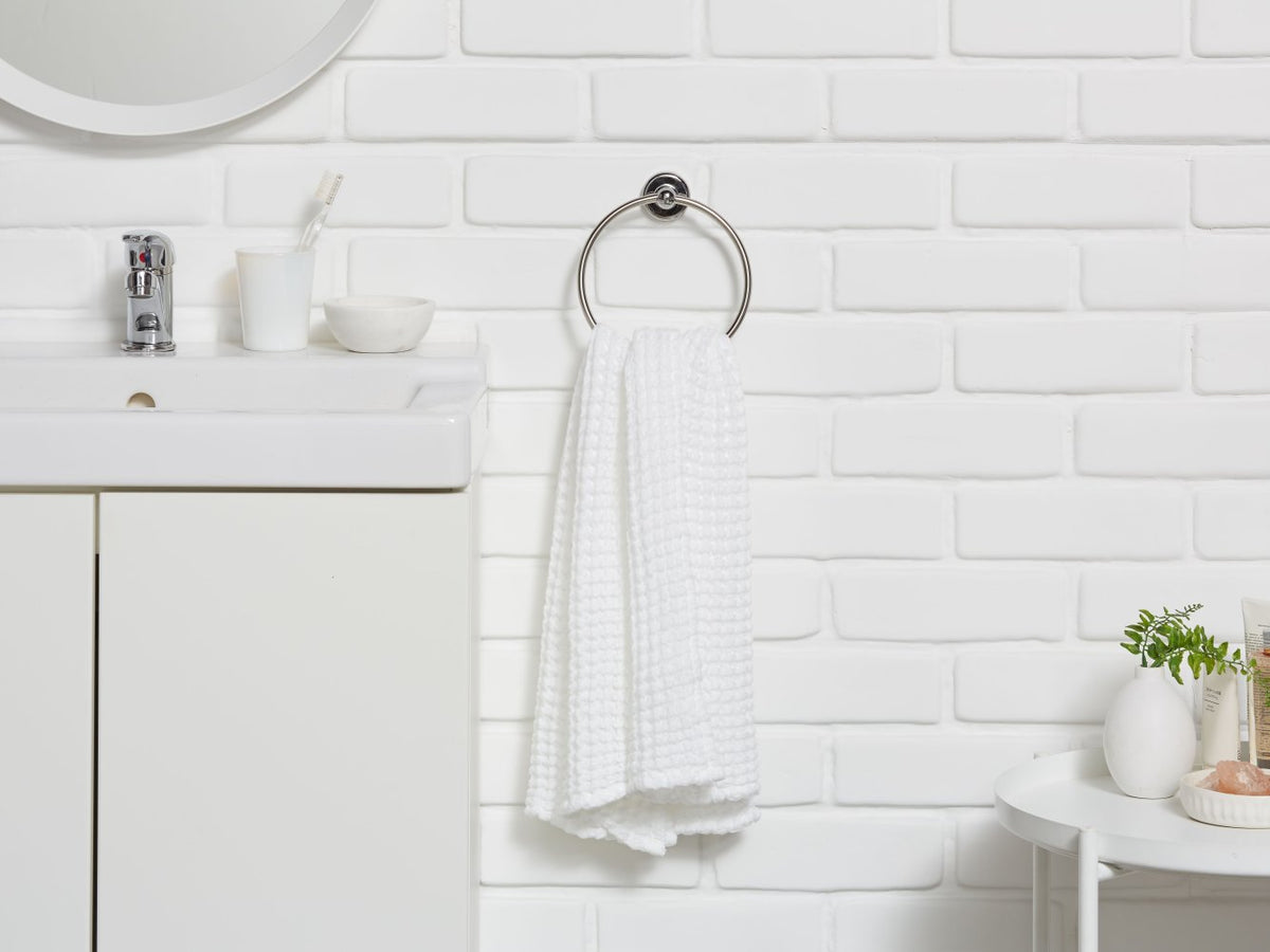 4+4 Waffle Bath Bundle - White - Image 2
