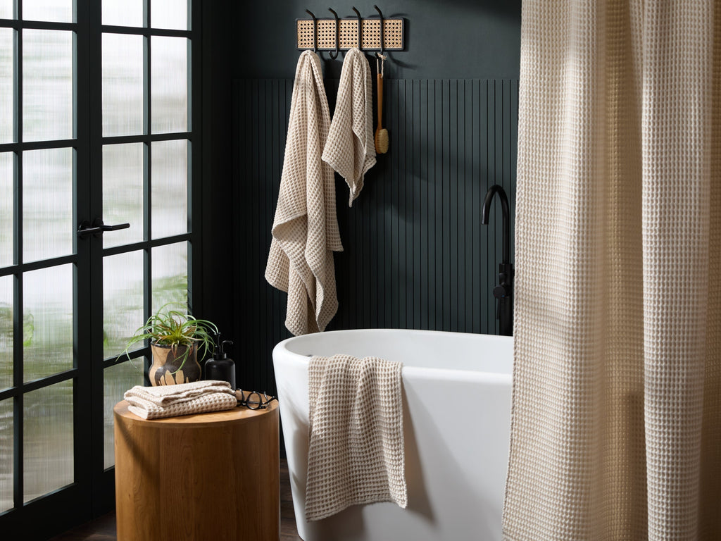 2+2 Waffle Bath Bundle - Bone - Image 2