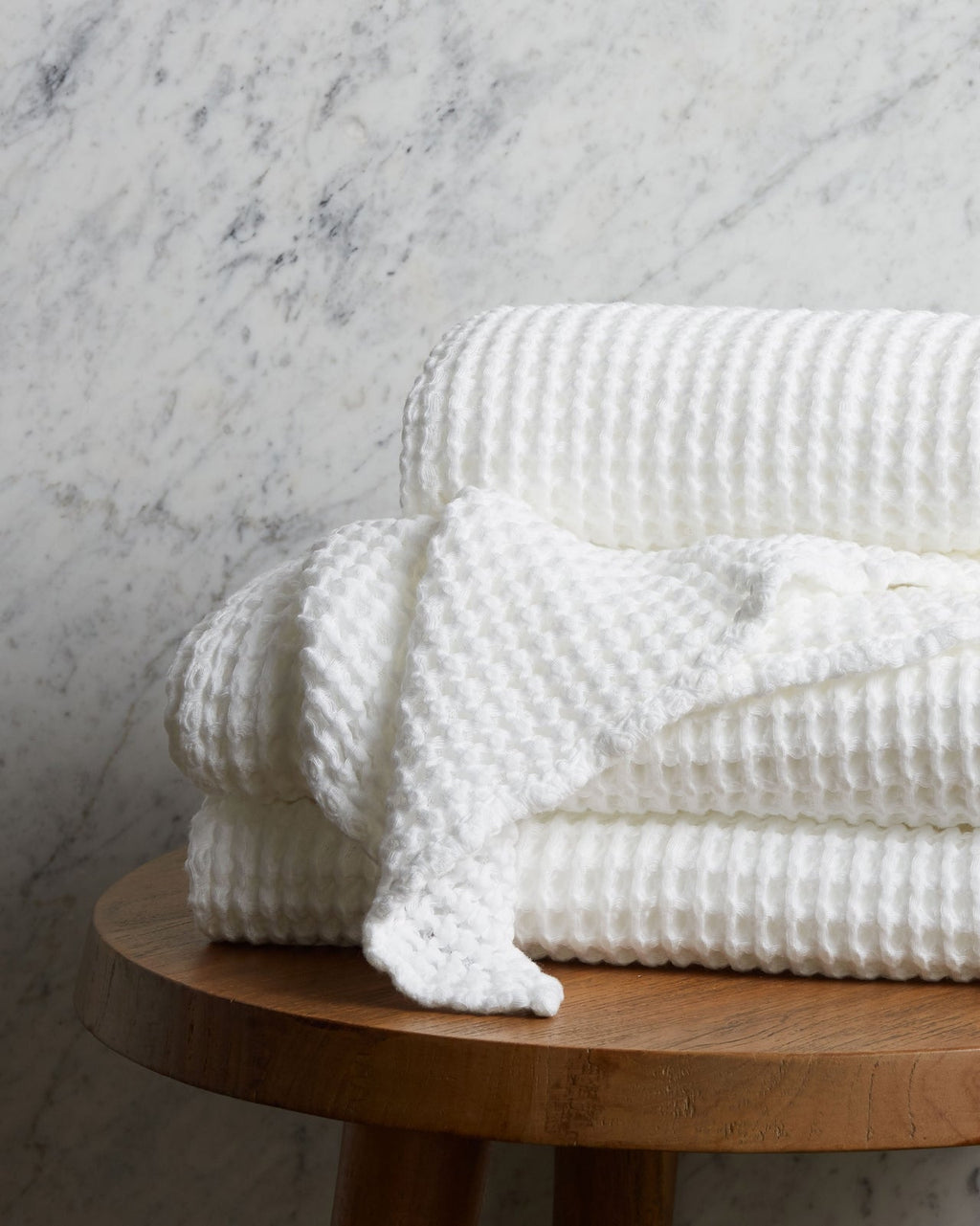 Waffle Towels (White) - Image 4
